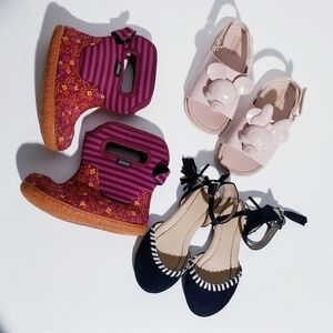 MINI MELISSA Mickey Minni Sandlas Bog Boots PEEK sandals size 9 8